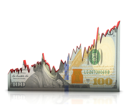 100 dollar bill graph to demonstrate what retirement planning can do for you